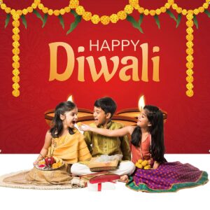 Happy Diwali Photo Booth Backdrop 5x7ft Hindu Festival of Lights Photography Background Decoration