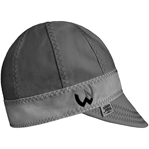 Welder Nation 8 Panel Welding Cap, 100% Cotton, Duck Canvas Exterior, Protective, Durable Men’s Hats with No Unicorn Peak for Welding, Heavy-Duty Jobs - Premium, Comfortable Welder Hat - 10 oz, 7 1/4