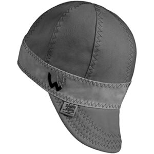 Welder Nation 8 Panel Welding Cap, 100% Cotton, Duck Canvas Exterior, Protective, Durable Men’s Hats with No Unicorn Peak for Welding, Heavy-Duty Jobs - Premium, Comfortable Welder Hat - 10 oz, 7 1/4