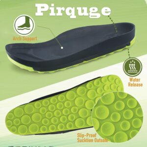 Gold Pigeon Shoes GP Pirogue Orthoheel Slide Sandal: 1545 Black, Women Size 9.5-10 & Men Size 8-8.5 (1545-blk-40)