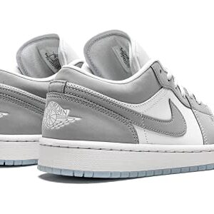 Jordan Womens WMNS Air 1 Low DC0774 105 White/Wolf Grey - Size 6W