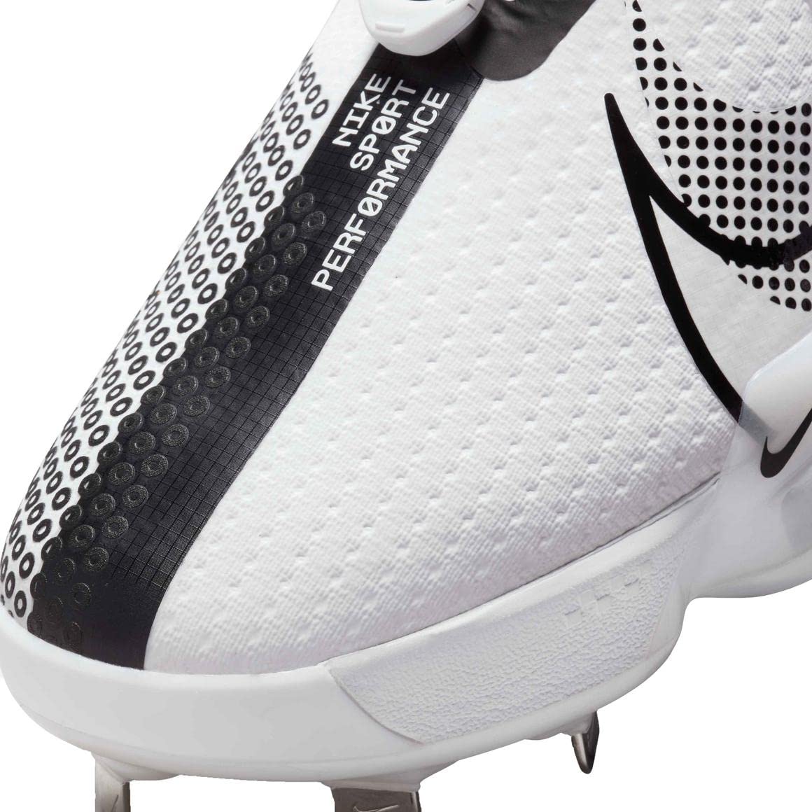 Nike Force Zoom Trout 7 Metal Cleats White | Silver Size 9.5