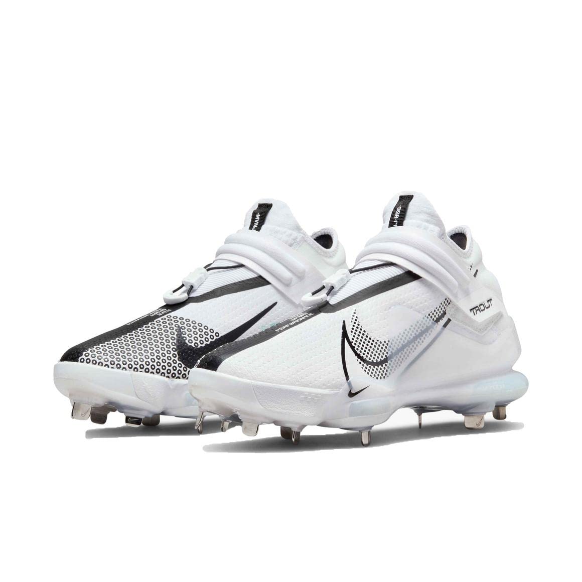 Nike Force Zoom Trout 7 Metal Cleats White | Silver Size 9.5