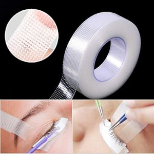 10 Rolls PE Micropore Medical Tape for Individual Eyelash Extension, Under Eye Tape for Lash Extensions 0.5 inch x 10 Yards