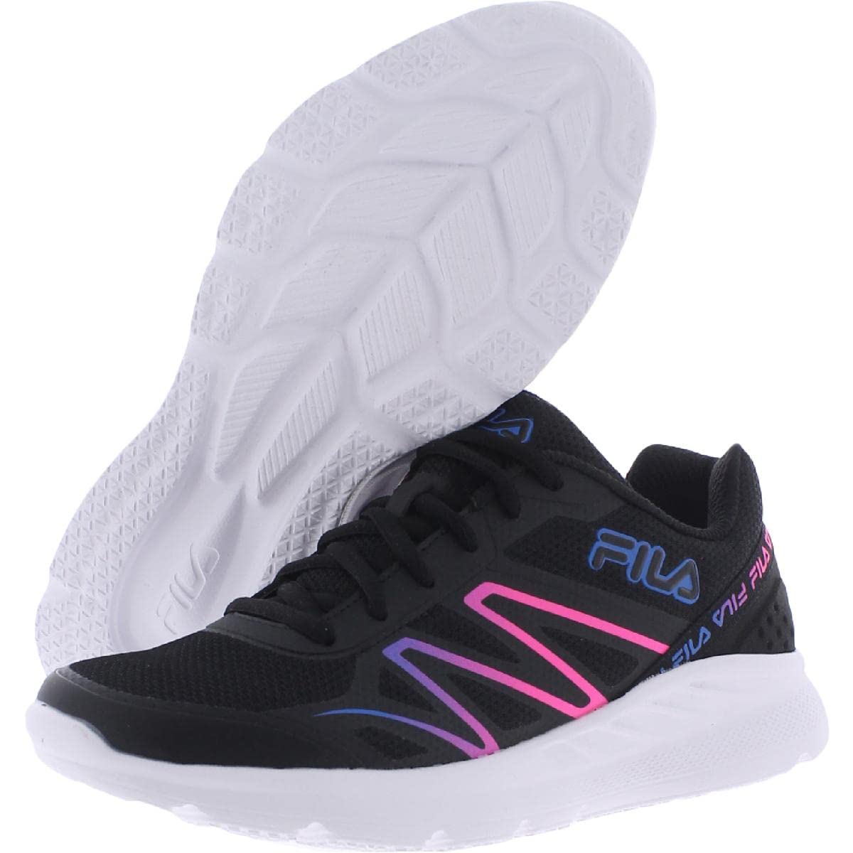 Fila Memory Cryptostride Black/Electric Blue Lemonade/Knockout Pink 11 B (M)