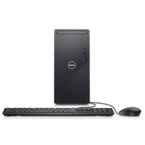dell inspiron 3891 compact desktop computer tower - intel core i5-10400, 16gb ddr4 ram, 256gb ssd + 1tb sata hdd, intel uhd graphics 630 with shared graphics memory, windows 10h - black (latest model)