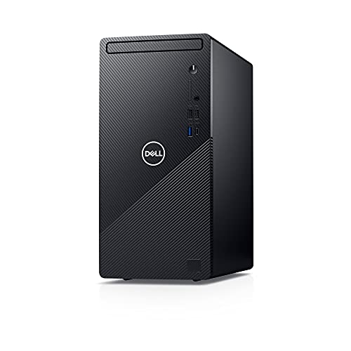 Dell Inspiron 3891 Compact Desktop Computer Tower - Intel Core i5-10400, 16GB DDR4 RAM, 256GB SSD + 1TB SATA HDD, Intel UHD Graphics 630 with Shared Graphics Memory, Windows 10H - Black (Latest Model)