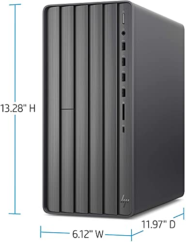 2022 Newest HP Envy Desktop Computer 8-Core Intel i7-10700 32GB DDR4 RAM 512GB M.2 NVMe SSD 1TB HDD Intel UHD Graphics HDMI VGA USB-C WiFi AX BT Windows 10 Pro w/ 32GB USB 3.0 Drive