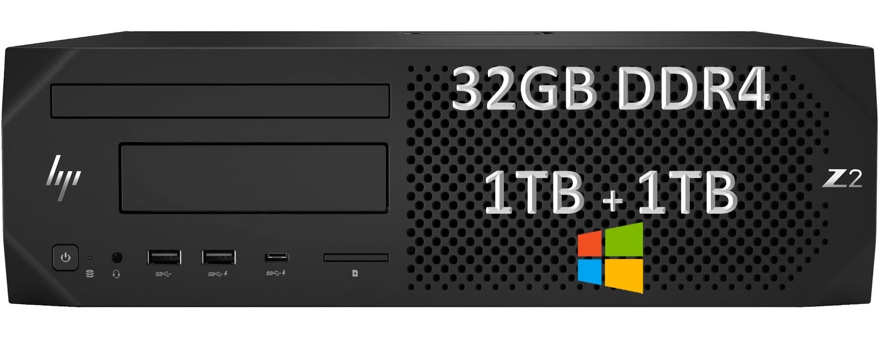 HP Z2 G4 SFF Small Form Factor Workstation Intel Core i5-8500 32GB RAM 1TB PCle SSD + 1TB HDD Windows 10 Pro