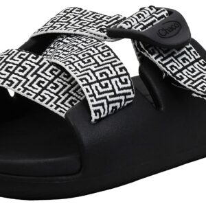 Chaco Women's Chillos Tangle Black Slide Sandal 8 M US