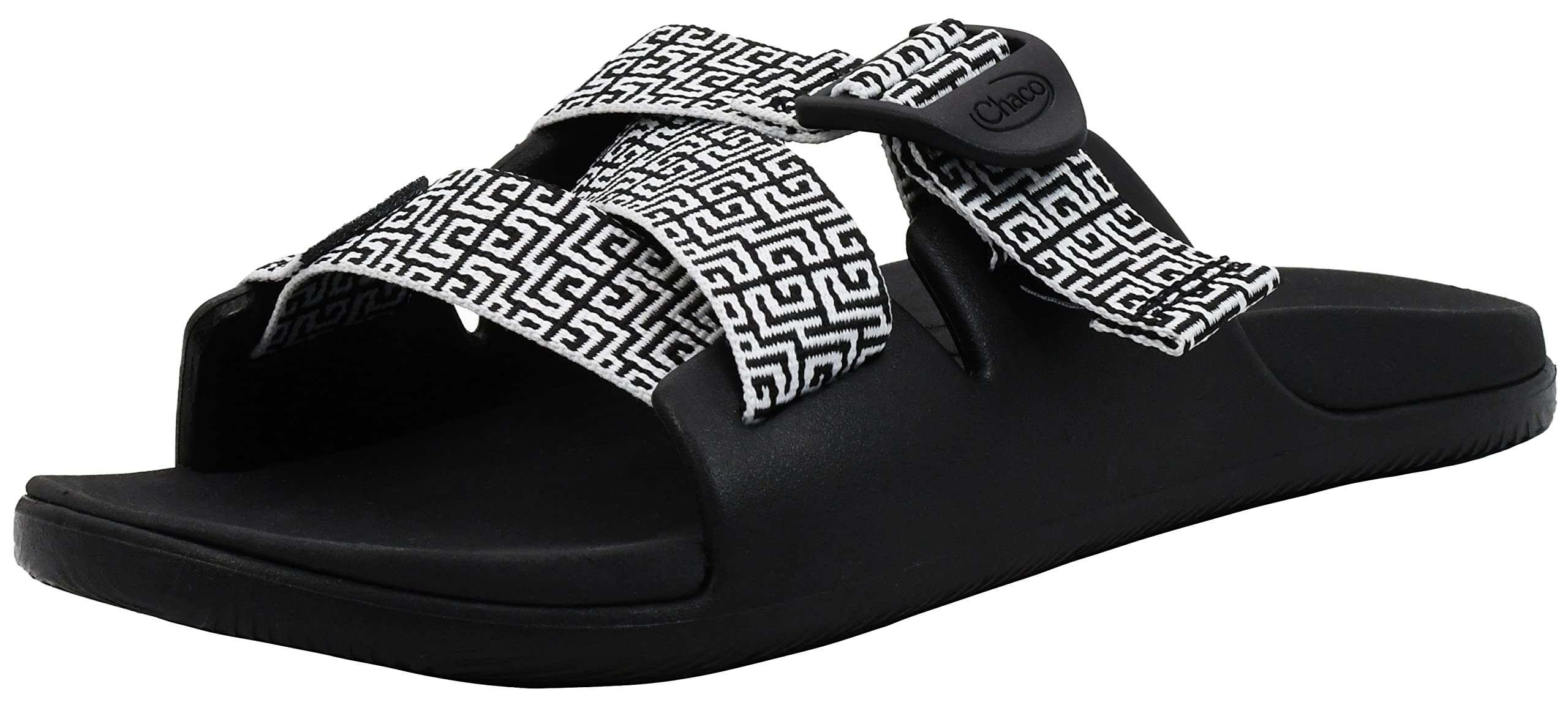 Chaco Women's Chillos Tangle Black Slide Sandal 8 M US