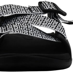 Chaco Women's Chillos Tangle Black Slide Sandal 8 M US