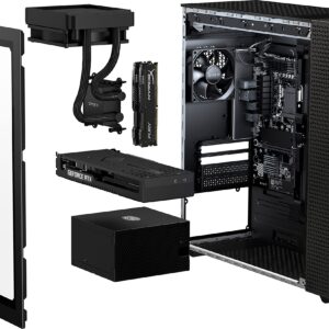 HP Victus 15L Computer Gaming Desktop 2023 Newest, Intel Core i7-13700 (16 Cores, Up to 5.2GHz), NVIDIA GeForce RTX 3060 Graphics, 48GB RAM, 1TB SSD, 1TB HDD, Tower PC, Wi-Fi 6, Windows 11 Home