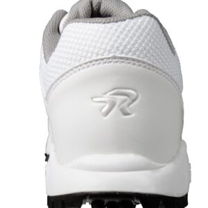 Ringor - Women's Flite Turf Softball Shoe (8.0 - White/Silver)