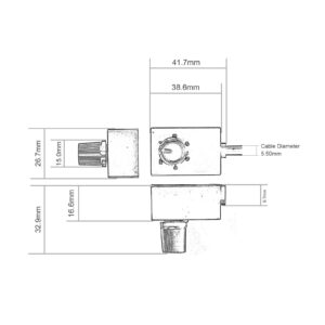 DC 0/1-10V LED Dimmer Knob Controller Rotary Mini Switch PWM Dimming for Dimmable Interior Lighting Spotlight Grow Lamp LED Driver 2pcs