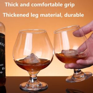 Yasuyuki Thickened glass wine glass 350ml short-footed cocktail glass large capacity brandy wine glass