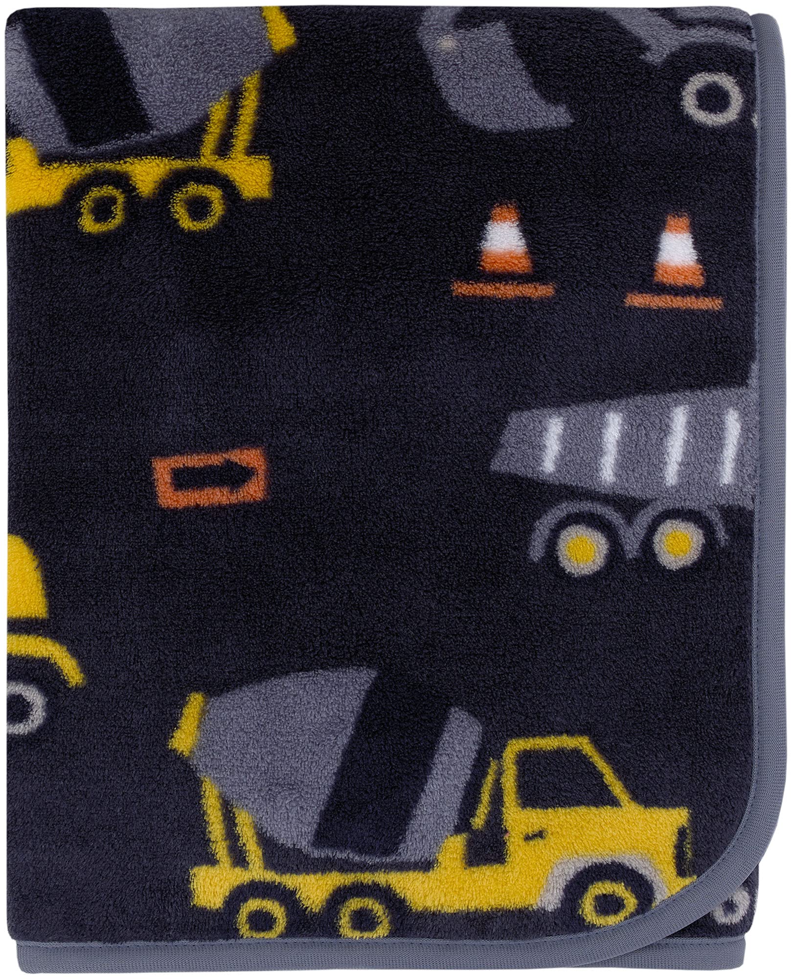 Carter's Construction Toddler Throw Blanket - 30" x 45" - Super Soft, Plush, Warm and Comfortable