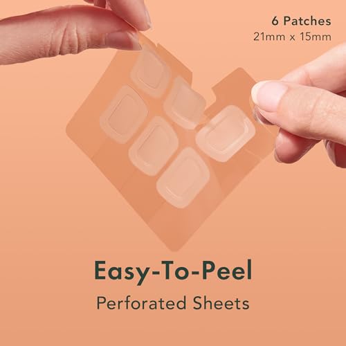 Rael Pimple Patches, Miracle Microcrystal Spot Cover - Dark Spot Corrector, Hydrocolloid, Post Acne, with Skin Brightening, for All Skin Types, Vegan, Cruelty Free (6 Count)