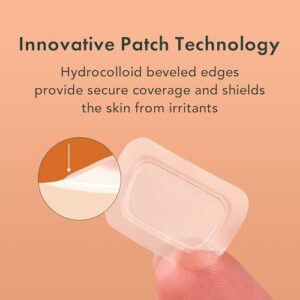 Rael Pimple Patches, Miracle Microcrystal Spot Cover - Dark Spot Corrector, Hydrocolloid, Post Acne, with Skin Brightening, for All Skin Types, Vegan, Cruelty Free (6 Count)