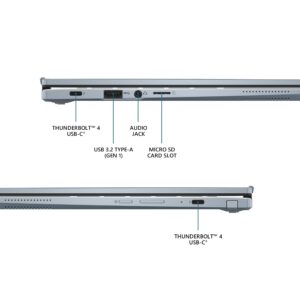 ASUS Chromebook Flip CX5, 14" Touchscreen FHD NanoEdge Display, Intel Core i3-1110G4 Processor, 128GB SSD, 8GB RAM, Stylus, Backlit Keyboard, Wi-Fi 6, Chrome OS, Aluminum, AI Blue, CX5400FMA-DN388T-S