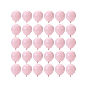 5 inch pastel pink balloons, 100 pcs mini macaron pink light pink latex balloons for birthday wedding baby shower party decorations (pastel pink)