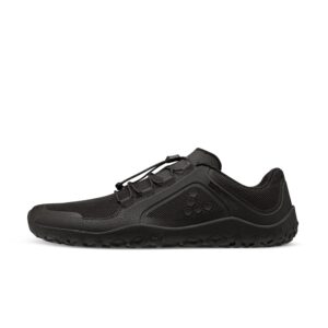 vivobarefoot primus trail ii fg, womens recycled breathable mesh off-road shoe with barefoot sole obsidian