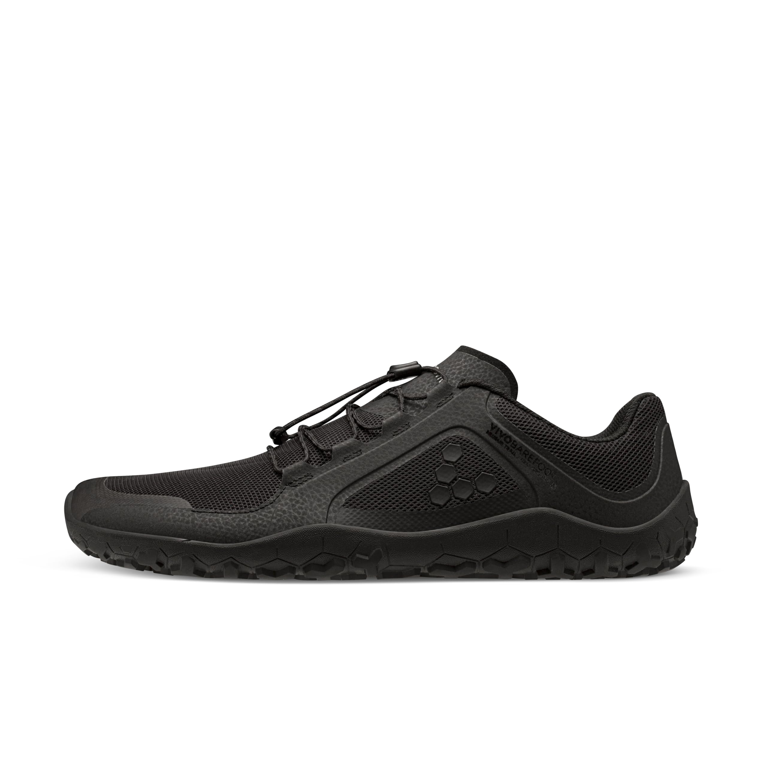 Vivobarefoot Primus Trail II FG, Womens Recycled Breathable Mesh Off-Road Shoe with Barefoot Sole Obsidian