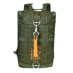 greencity air force parachute buckles rucksacks flight gear bag tactical backpack deployment bag,green