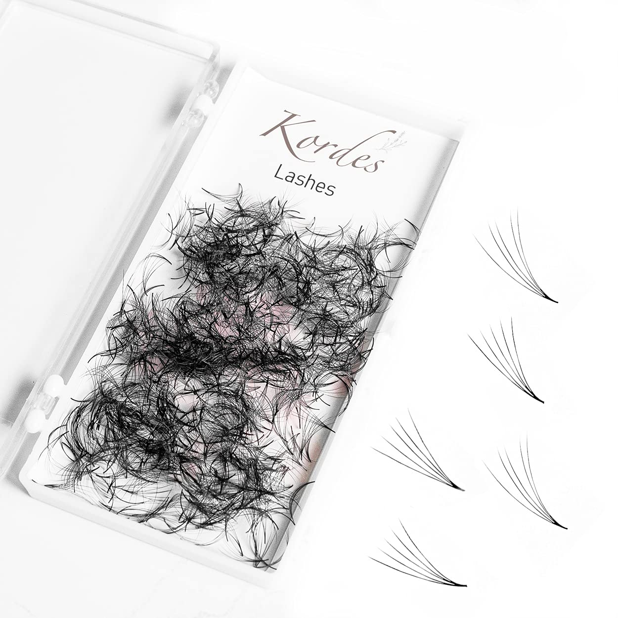 1000pcs Premade Fans Eyelash Extensions - 5D Volume Eyelash Extensions C Curl - 1000 handmade fans - 0.7mm thick (9mm) (10mm)