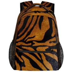 travel laptop backpacks tiger stripe water resistant lightweight school backpacks casual daypack for women men teen girls boys