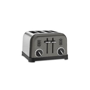Cuisinart CPT-180BKS Classic 4-Slice Toaster, Black/Stainless Steel - Certified Refurbished