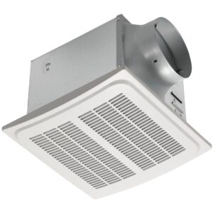 homewerks 7136-02hw bathroom vent fan with automatic humidity sensor and powerful exhaust ventilation fan for large room 140 cfm whisper quiet 1.0 sone energy star