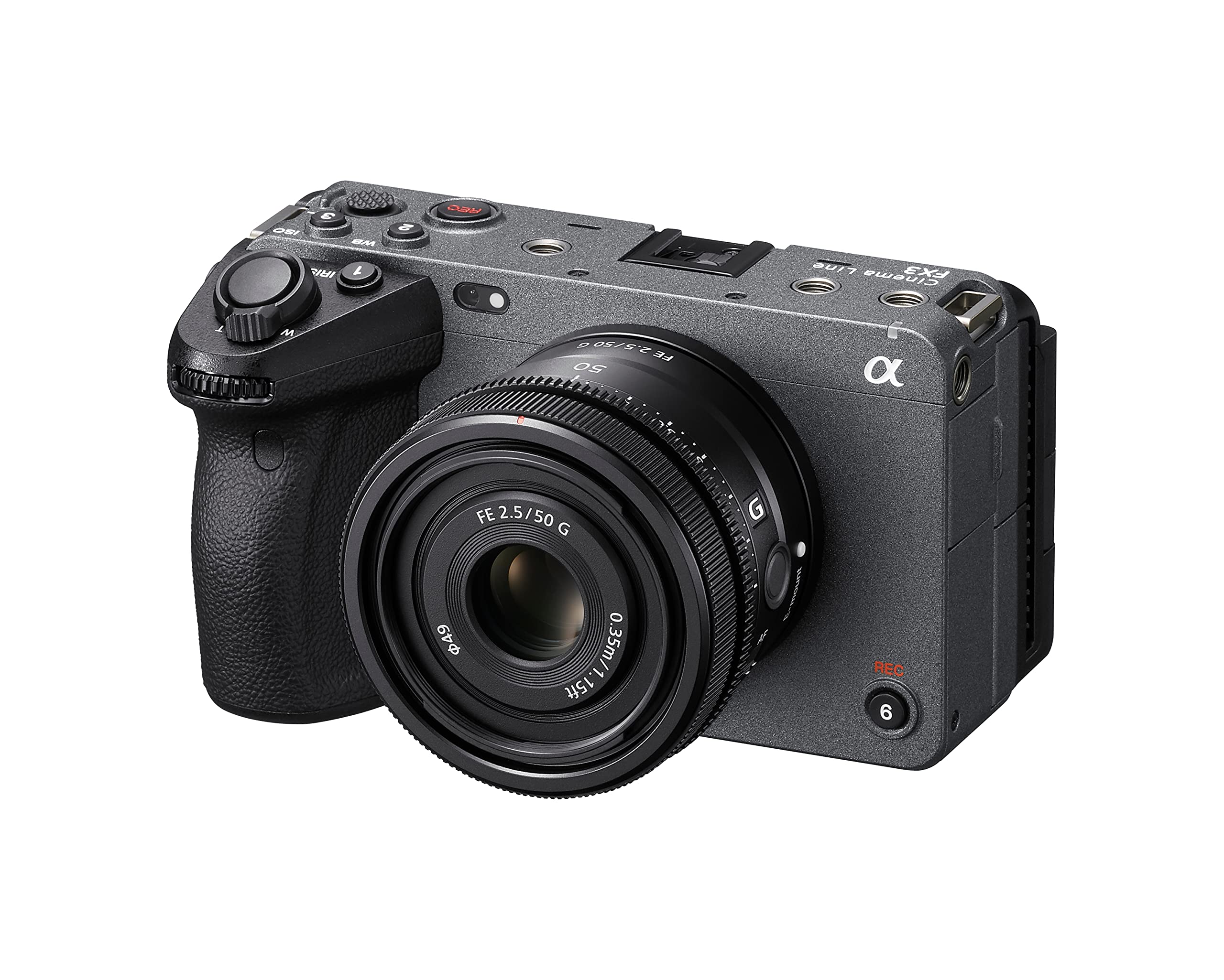 Sony Alpha FX3 ILME-FX3 | Full-Frame Cinema Line Camera + FE 50mm F2.5 G Full-Frame Ultra-Compact G Lens