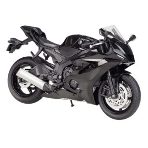 dwl 1/12 scale motorcycle model die cast metal with plastic parts motorcycle yamaha 2020 yzf-r6 (black)