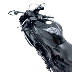 DWL 1/12 Scale Motorcycle Model Die cast Metal with Plastic Parts Motorcycle Yamaha 2020 YZF-R6 (Black)