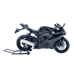 DWL 1/12 Scale Motorcycle Model Die cast Metal with Plastic Parts Motorcycle Yamaha 2020 YZF-R6 (Black)