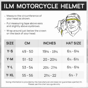 ILM Youth Kids Dirt Bike Helmet ATV Motocross DOT Off-Road Street Helmet Goggles Gloves Full Face Protective Helmet Model BLD-818(Matte Black,Youth-Large)