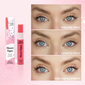 Silly George Heart Eyes Mascara | Smudge-Free, Budge-Free, Grudge-Free Lashes, Cruelty Free & Vegan