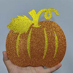 Gold Glitter Our Little Pumpkin Is One Banner Pumpkin One Birthday Banner, Pumpkin First Birthday Banner Our Little Pumpkin Is Turning One Decorations for Fall Little Pumpkin 1st Birthday Decorations