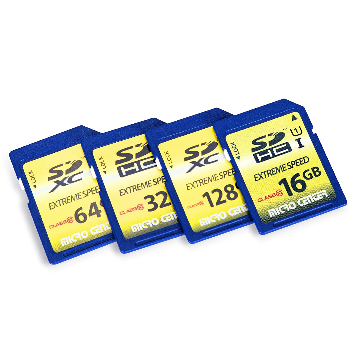 16GB Class 10 SDHC Flash Memory Card Full Size SD Card USH-I U1 Trail Camera Memory Card by Micro Center (5 Pack)