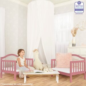 Dream On Me Rosie Toddler Bed in Classic Rose