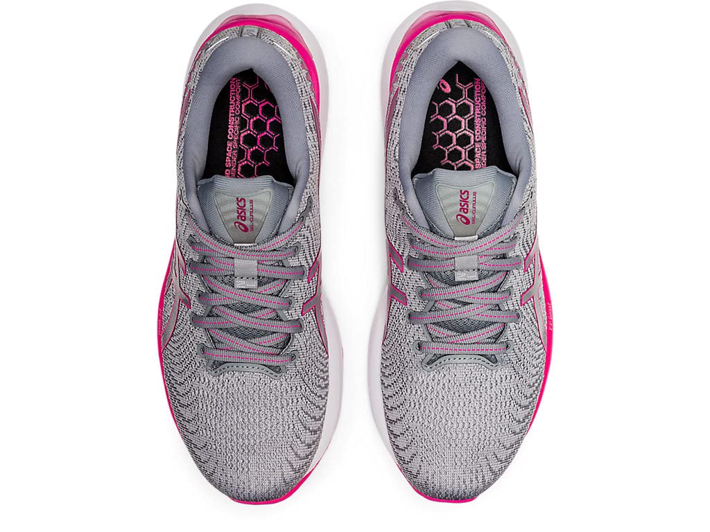 ASICS Women's Gel-Cumulus 24 Running Shoes, 11.5, Sheet Rock/Pink GLO