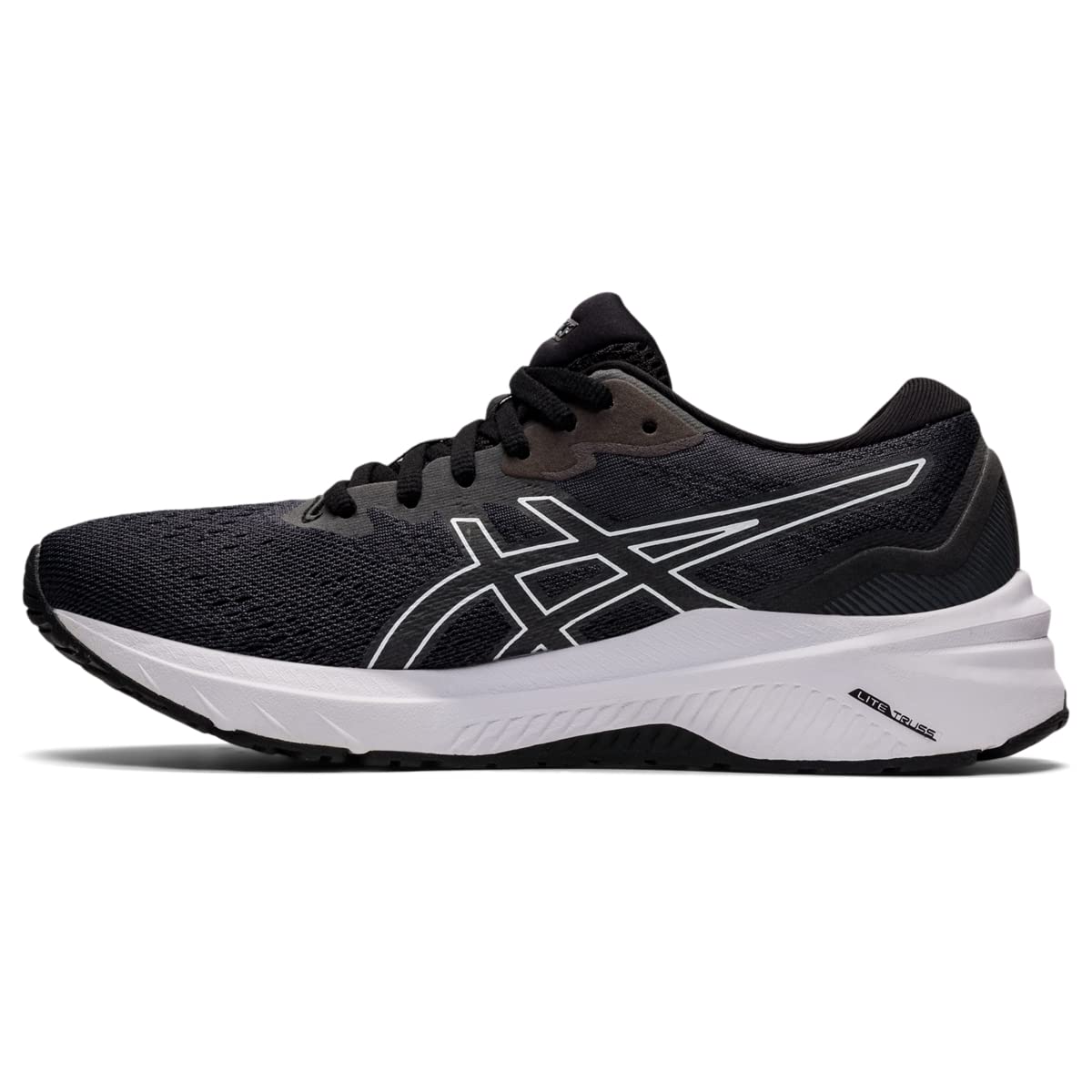 ASICS Women's GT-1000 11 Running Shoes, 8.5, Black/White