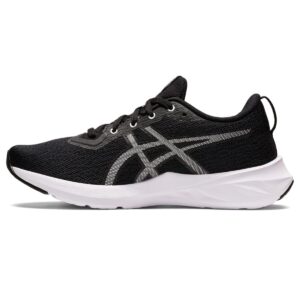 asics women's versablast 2 running shoes, 9, black/pink glo