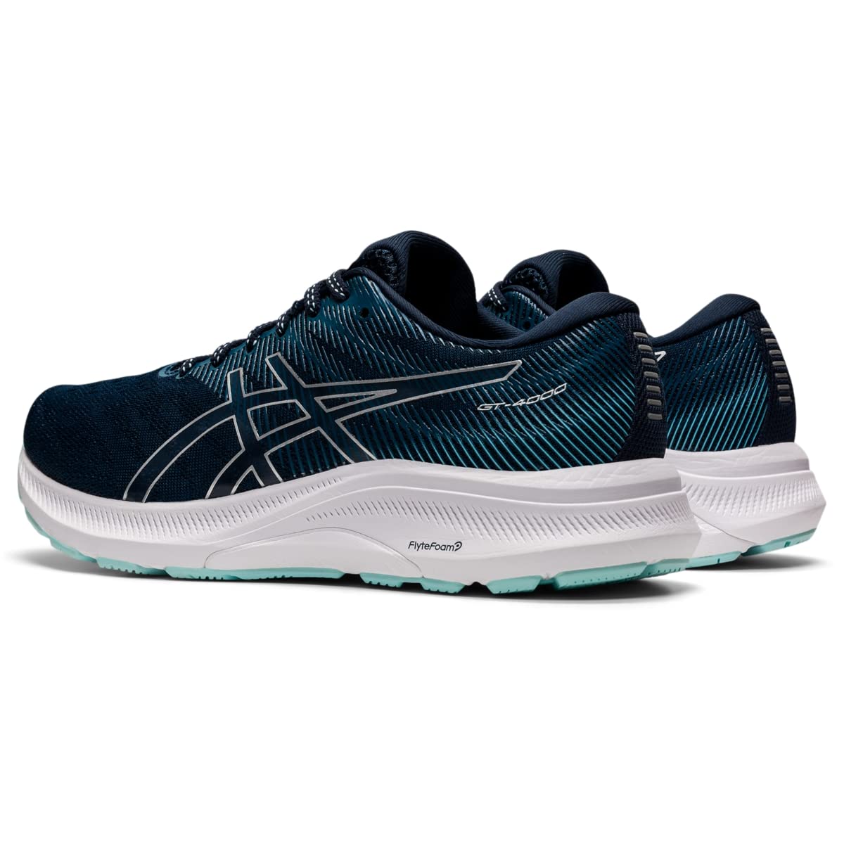 ASICS Women's GT-4000 3 Running Shoes, 7, French Blue/Pure Silver