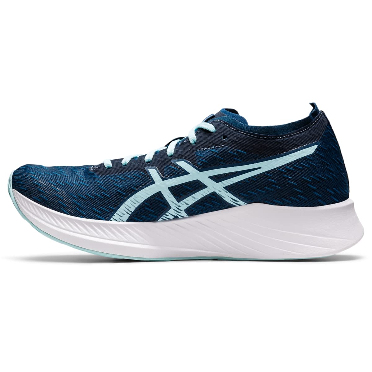 ASICS Women's Magic Speed Running Shoes, 8.5, MAKO Blue/Clear Blue