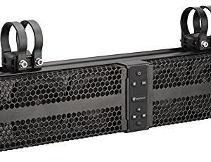 Rockville XBAR-24 24" ATV/UTV Soundbar Bluetooth Speaker System w LED + Wire Kit, Black