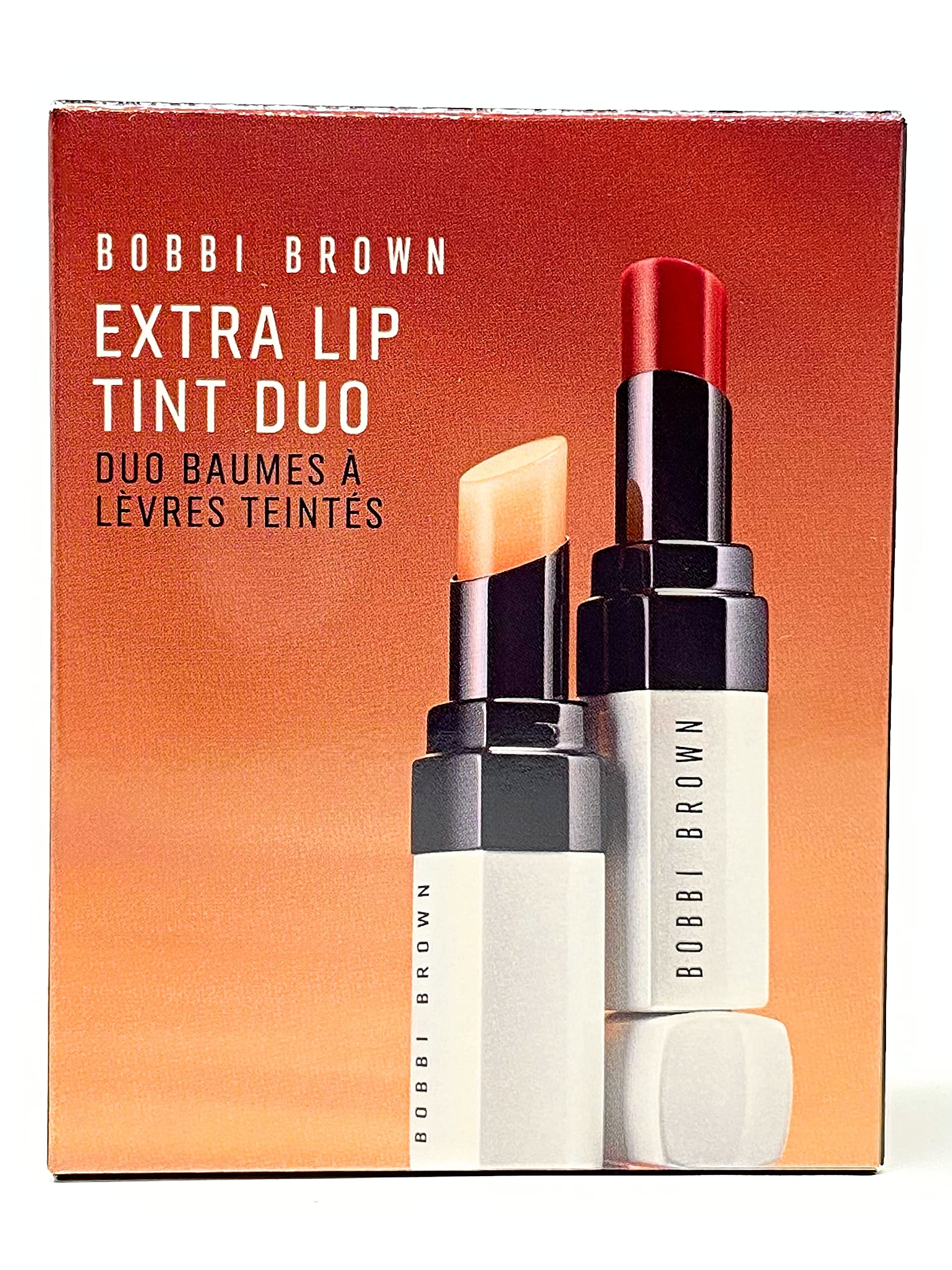 Bobbi Brown Extra Lip Tint Duo Bare Pink and Bare Raspberry, 2.3g Each