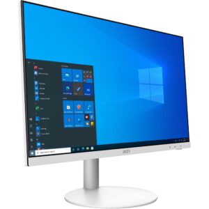 msi pro ap241 aio desktop, 23.8" fhd ips-grade led, intel core i5-11400, 8gb memory, 250gb ssd, wifi 6, bt 5.2, white, windows 10 home (11m-008us)
