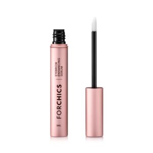forchics forbrow eyebrow growth serum for thicker brows - natural & organic conditioner for fuller and thick eyebrows | vegan & cruelty-free formula | new innovative peptides - [0.10 fl. oz/ 3ml]